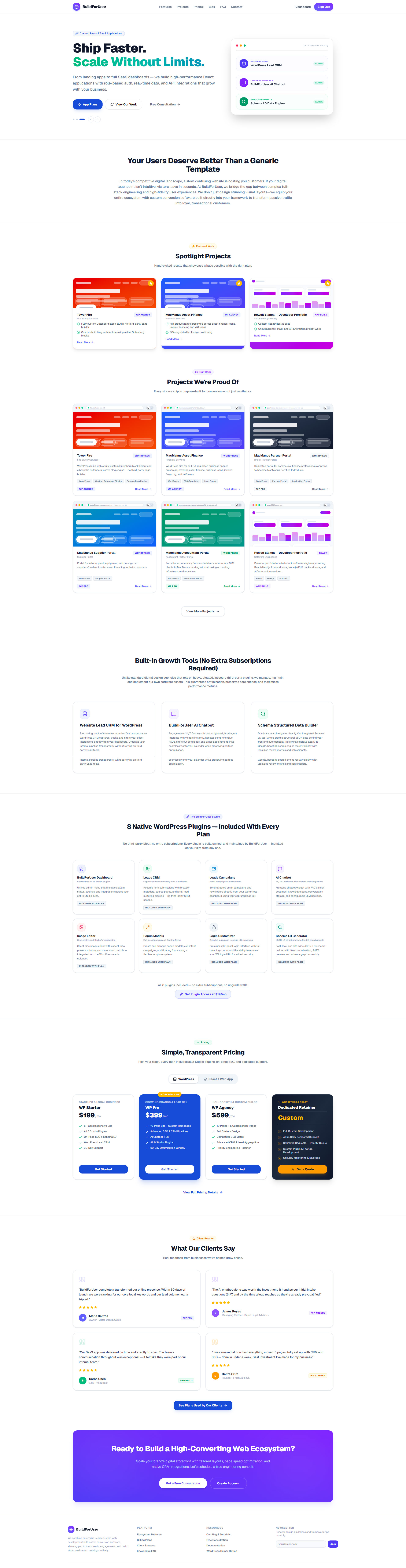 BuildForUser Platform
