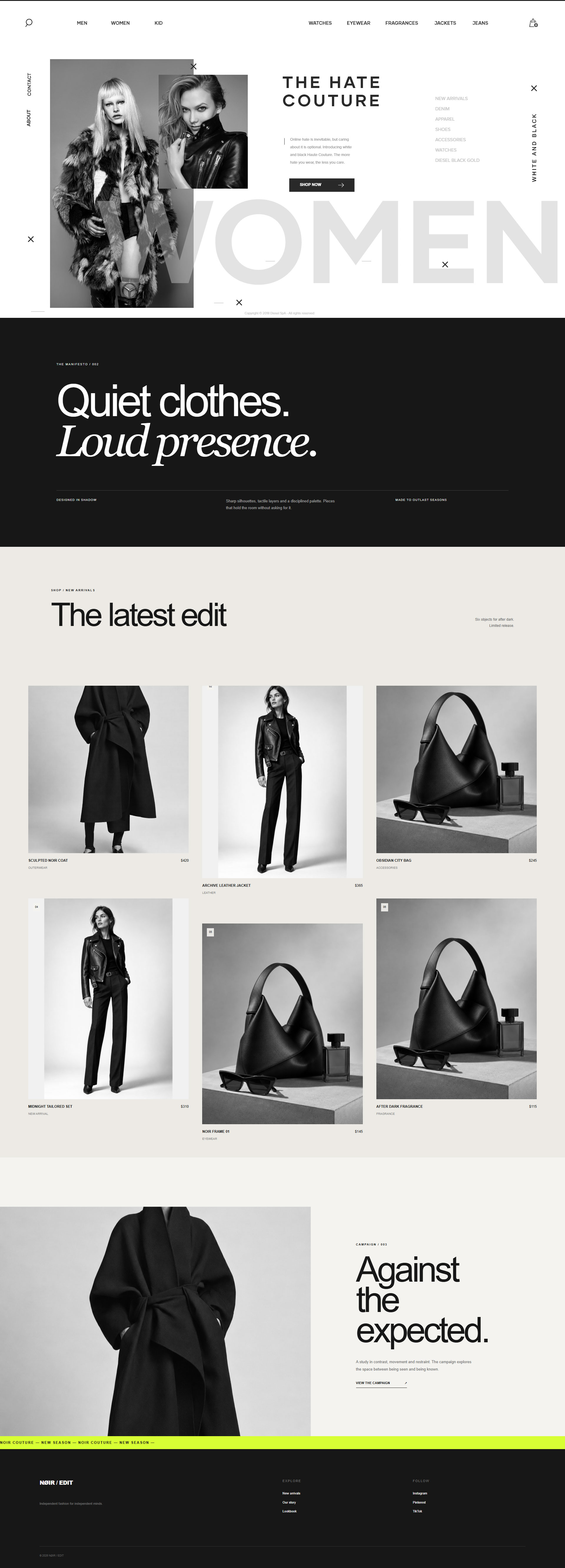 Noir - React Online Store